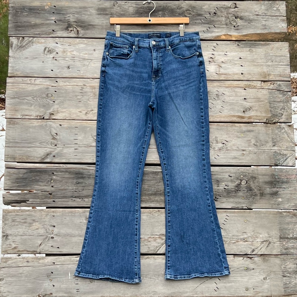 14/32 Lucky Brand Denim Flared Jeans Women’s Size Medium Wash